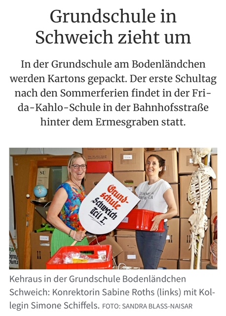 Beitragsbild zum Beitrag „Pressemitteilung zum Umzug“