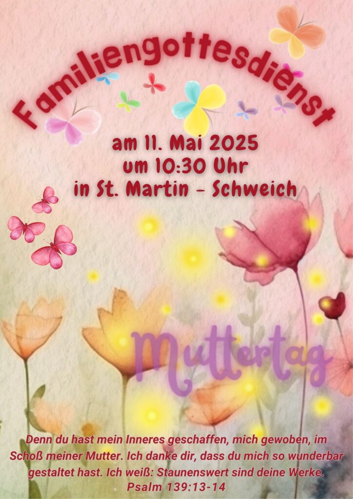 Beitragsbild zum Beitrag „Gottesdienst an Muttertag“