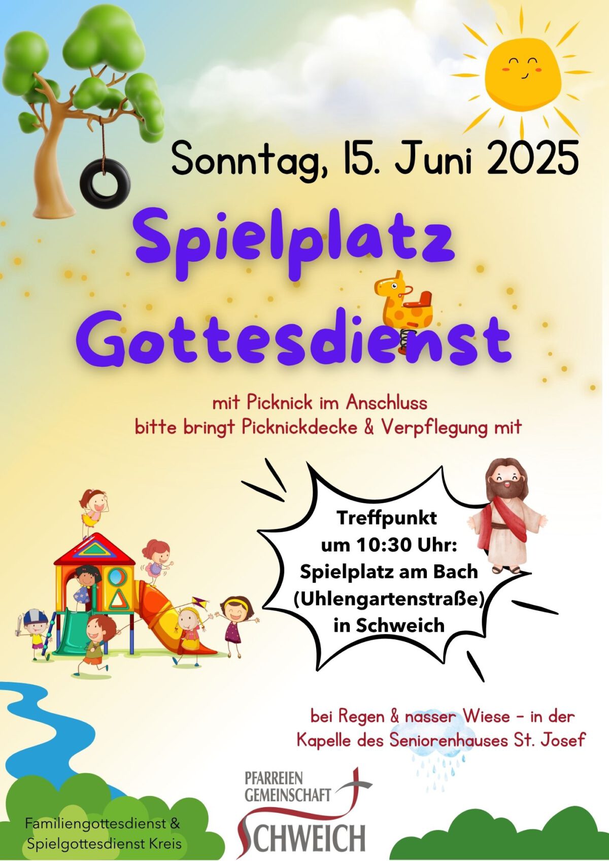 Beitragsbild zum Beitrag „Einladung zum Spielplatzgottesdienst“